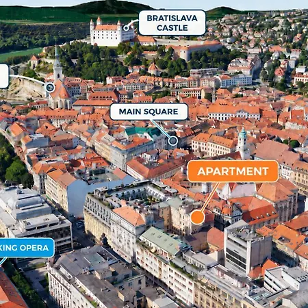 Design 3br Old Town With Castel & Cathedral View-free Parking * Pressburg